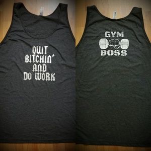 Gym boss lift wear tank top